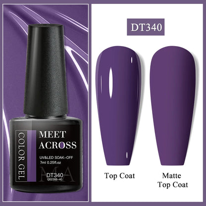 MEET ACROSS Matte Gel Polish