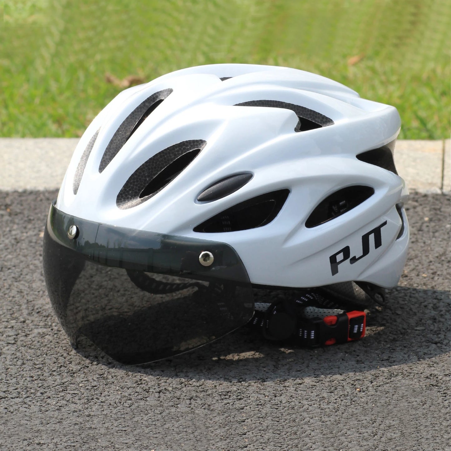 Magnetic Goggle PC Shell Bike Helmet