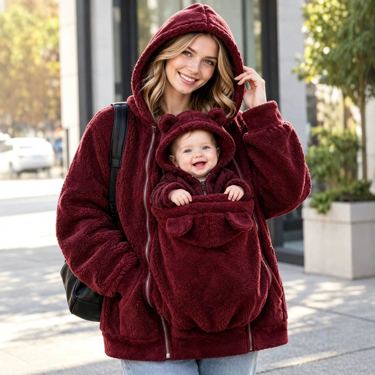 Fleece Zip Hooded Jacket