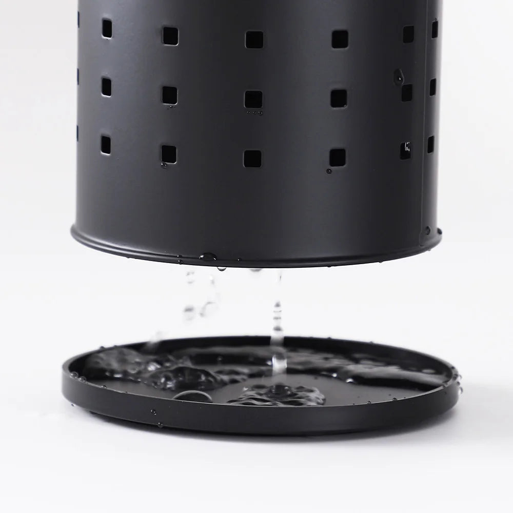 Metal Reusable Easy Clean Black