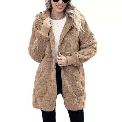 Plush Velvet Cardigan Jacket