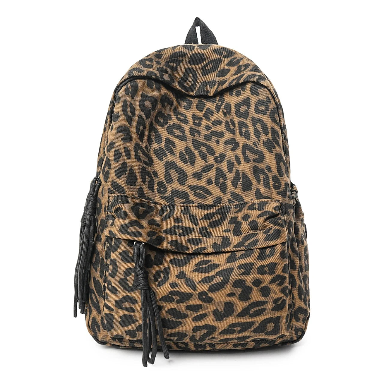 Leopard Print School Backpack