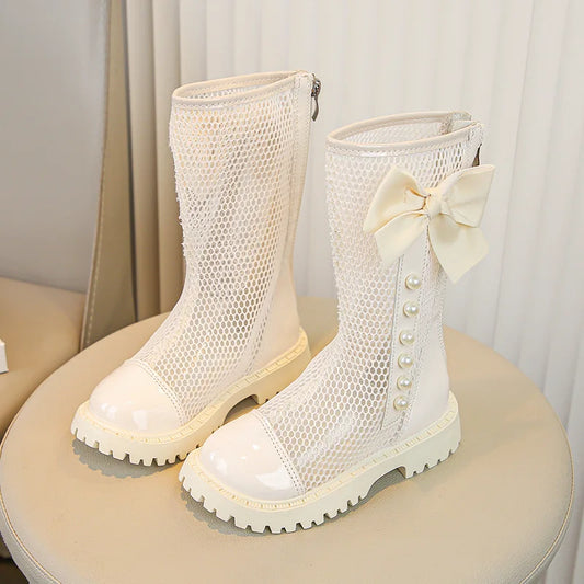 Zip-Up Long Boots