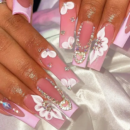 Leopard Cherry Press-On Nails