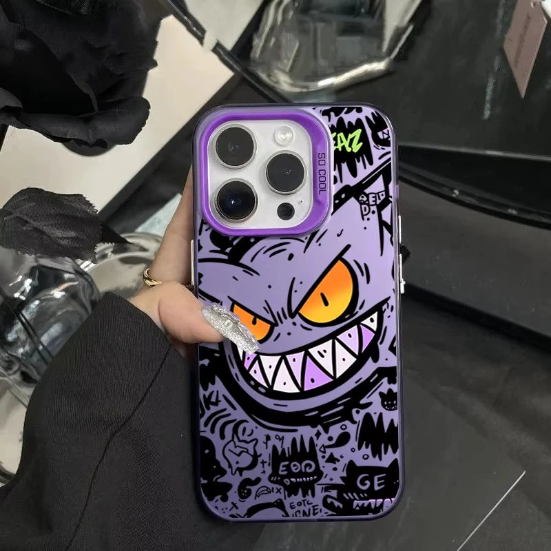 Pokémon Gengar Frosted Case for iPhone 17 Air | 17 Pro Max | 16 Pro Max | 16 Pro | 15 Pro Max | 15 Pro | 14 Plus | 14 Pro | 13 Pro | 12 Mini | 11 Pro Max