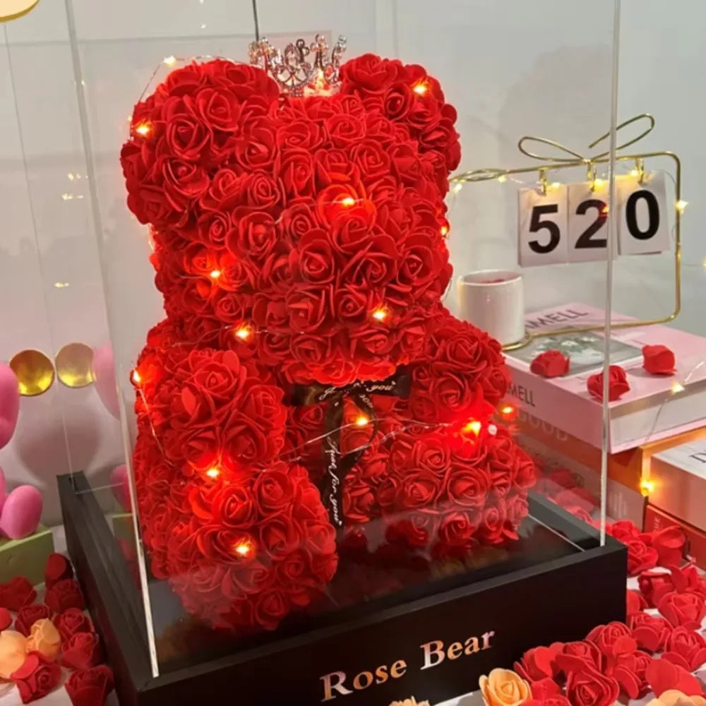 Eternal Rose Bear