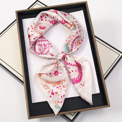 Scarf 70 70Cm Silk Square