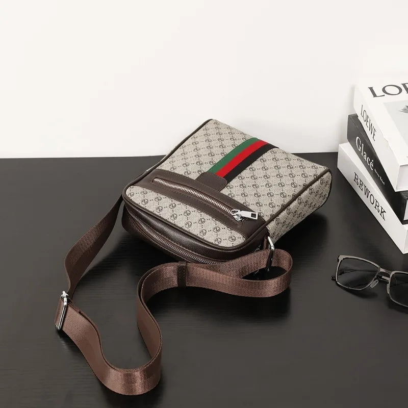 Square PU Leather Crossbody Bag