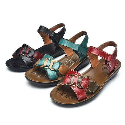 Printed Strap Sandals