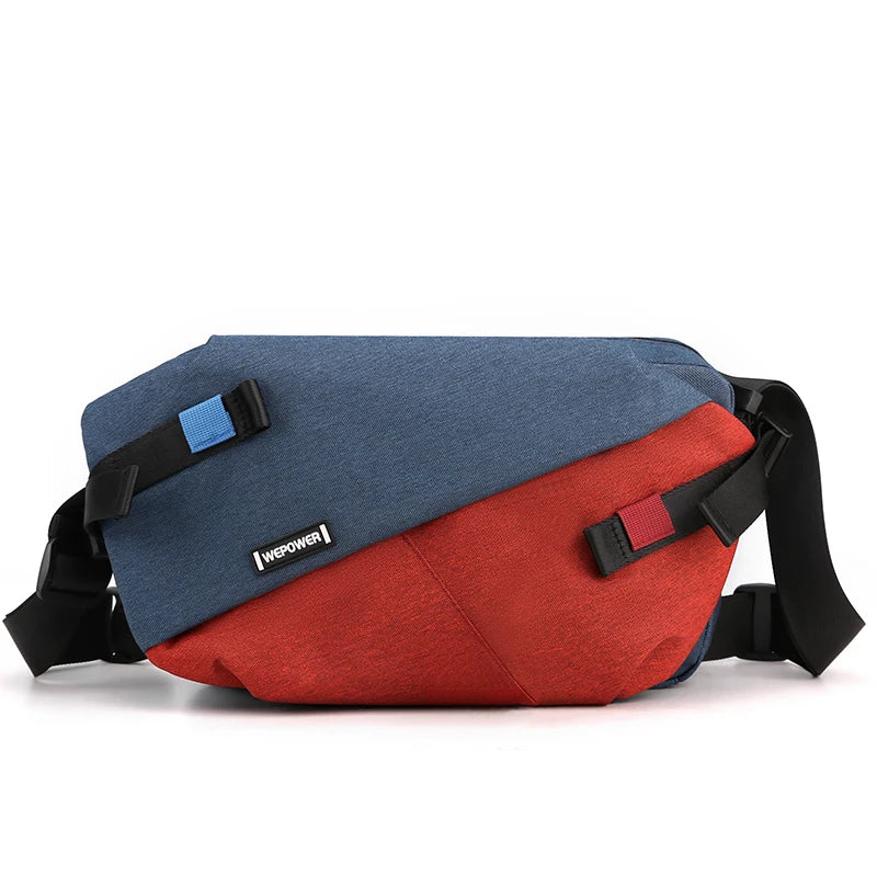 Nylon Patchwork Waist Bag