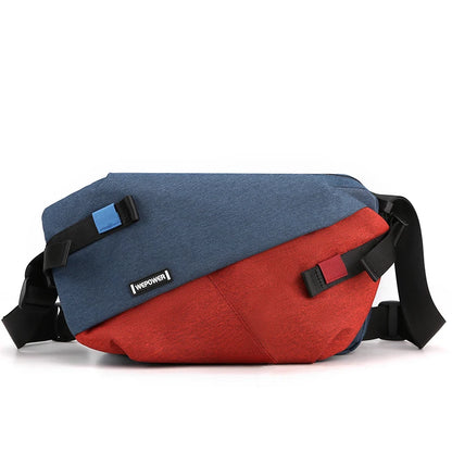 Nylon Patchwork Waist Bag