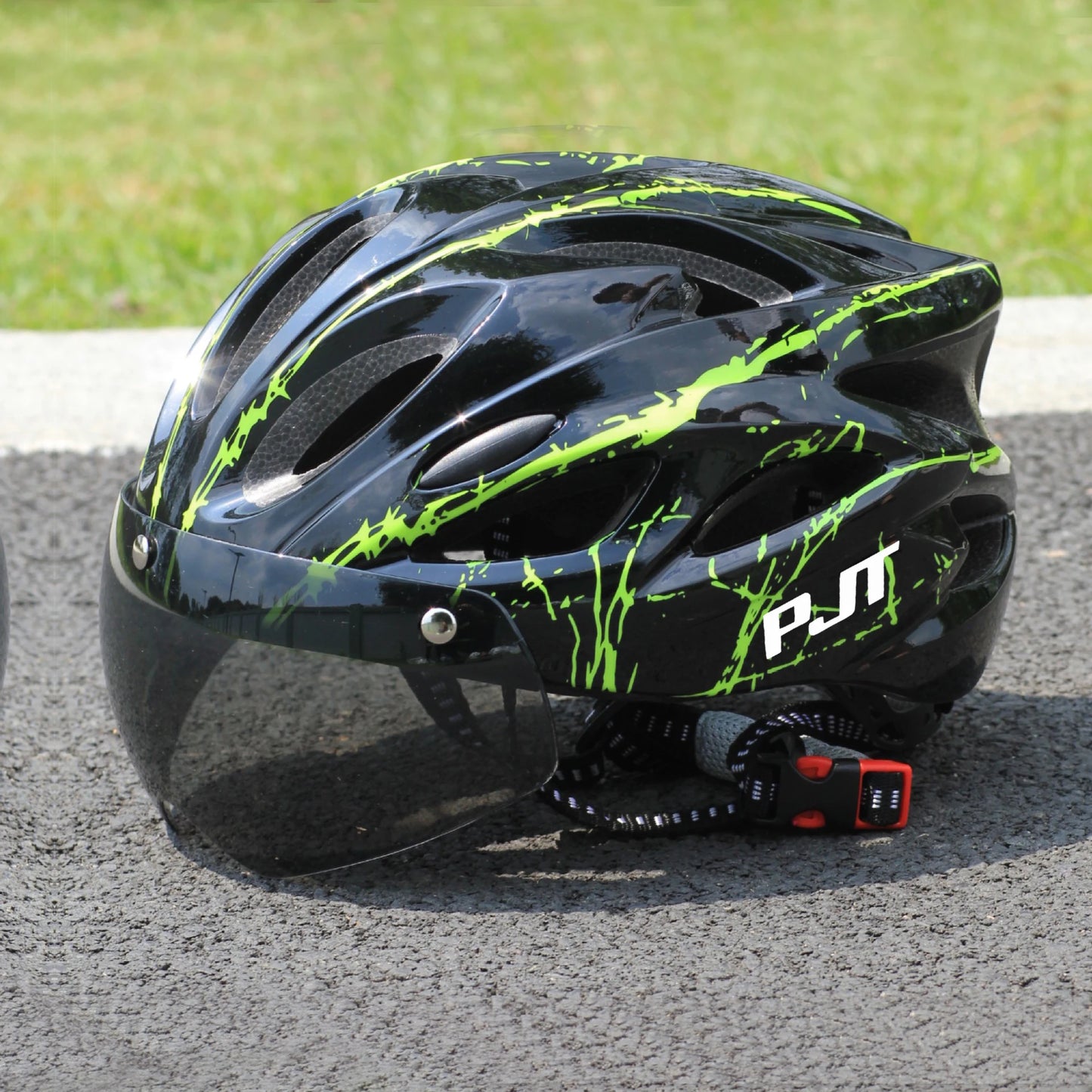 Magnetic Goggle PC Shell Bike Helmet