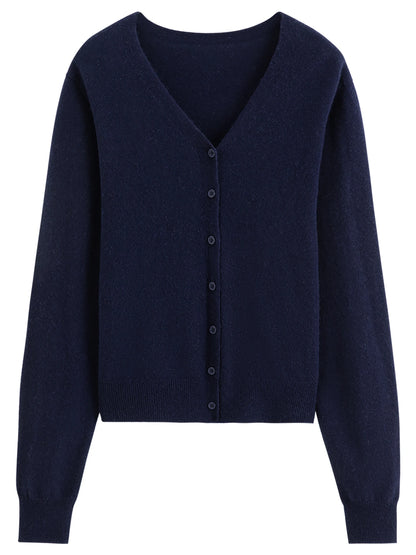 Wool V-Neck Cardigan