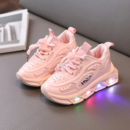 Elastic-Band Luminous Sneakers