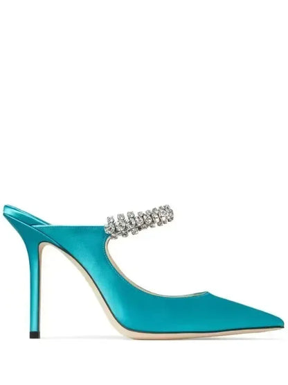 Pointed Toe Mule Heels