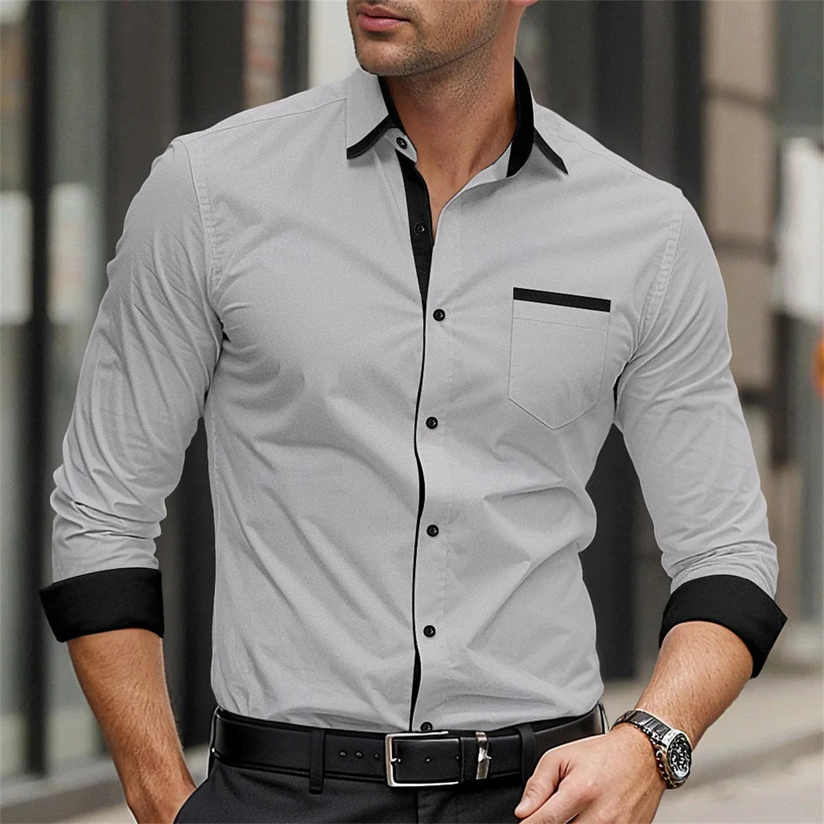 Smart Casual Pocket Shirt