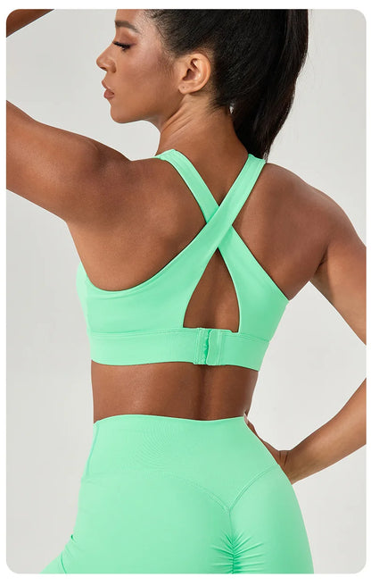 Yoga bra detachable padding quick-drying