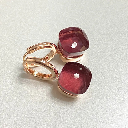 Square Crystal Earrings