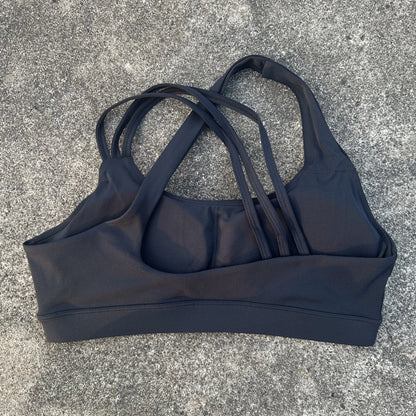Solid Color Cross Back Fitness
