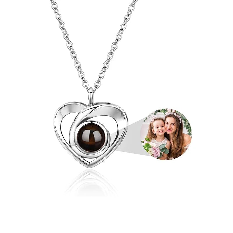 Personalized Photo Projection Necklace