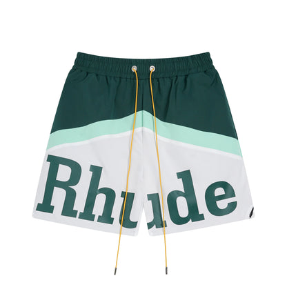 Letter Print Hip-Hop Beach Shorts