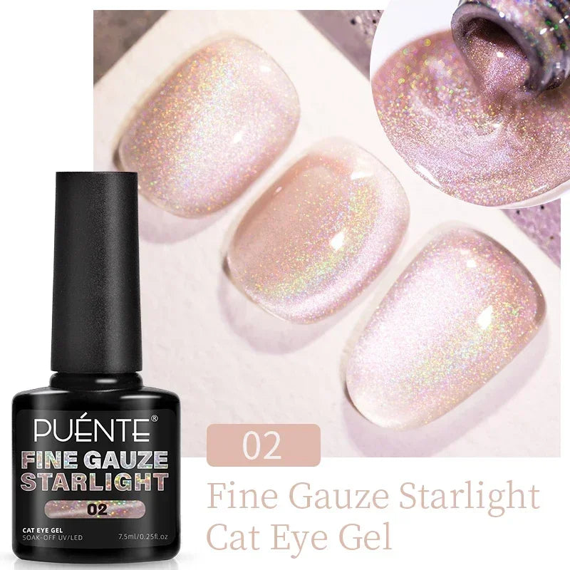 Wine Red Cat Eye Gel Polish