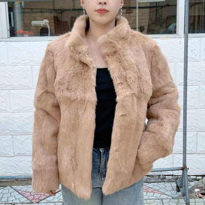 Rabbit Fur Bolero Jacket