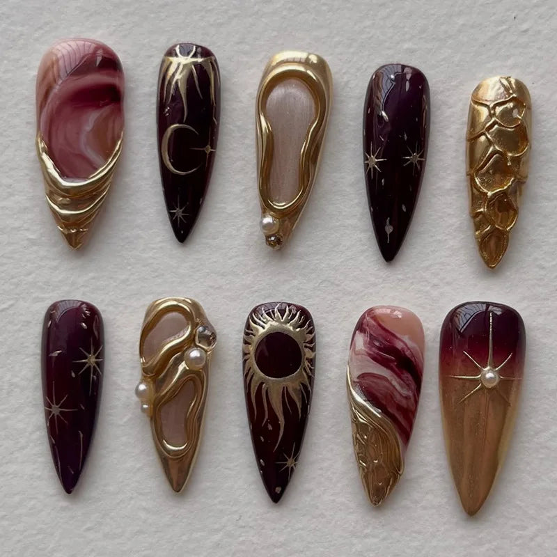 Y2K Cat Eye Press-On Nails