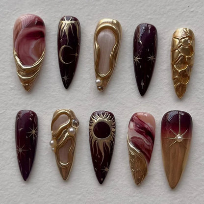 Y2K Cat Eye Press-On Nails