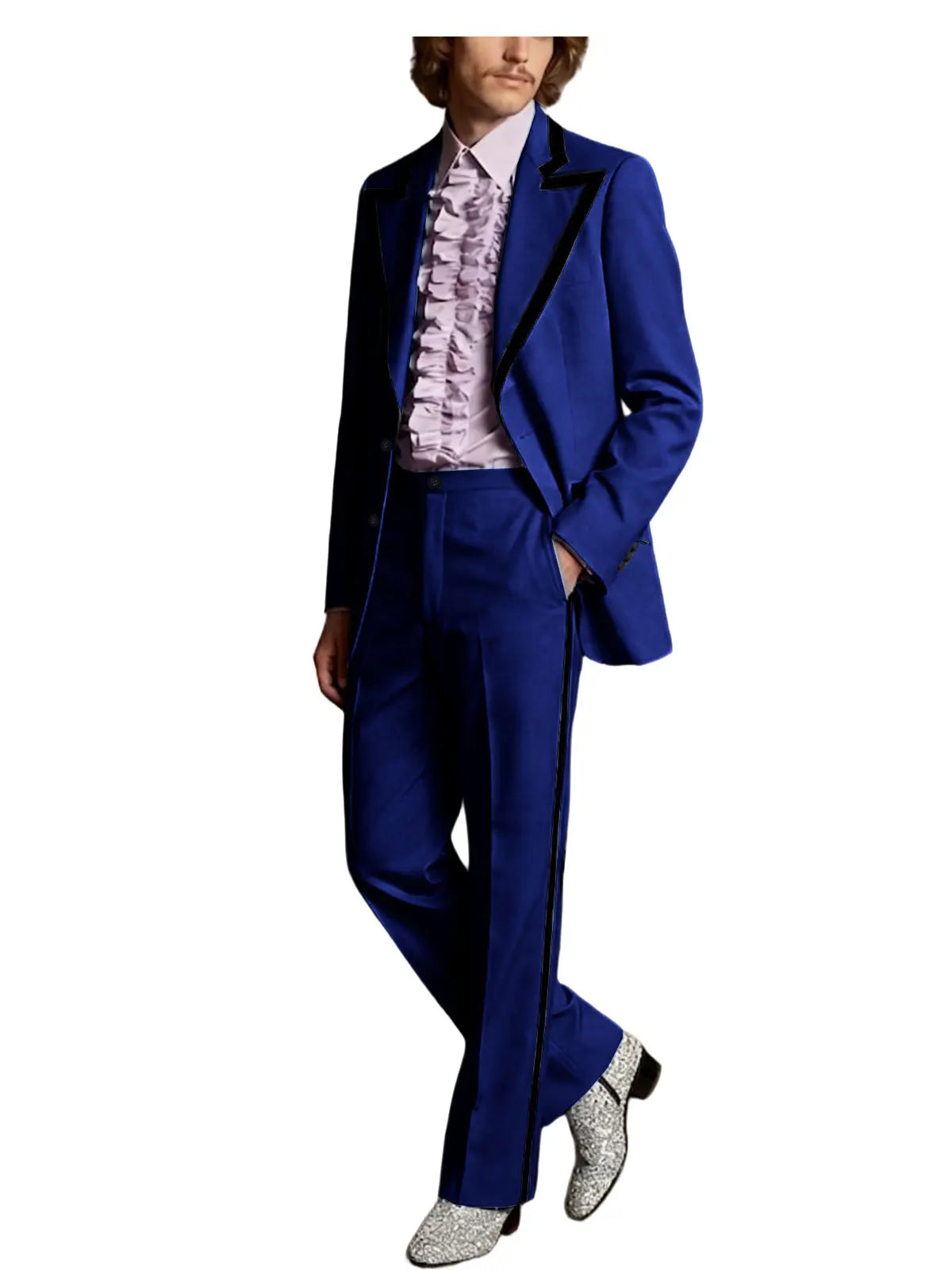 Tuxedo Black Trim Slim Suit