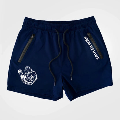 Double Zipper Pocket Training Shorts
