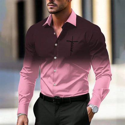 3D Print Casual Autumn Shirt