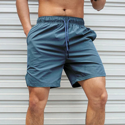 Lightweight Drawstring Gym Shorts