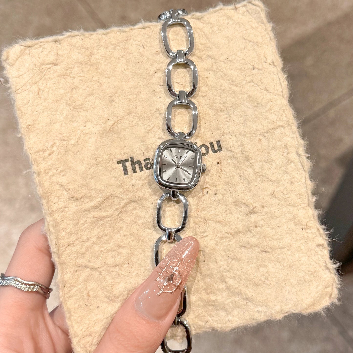 Square Diamond Watch