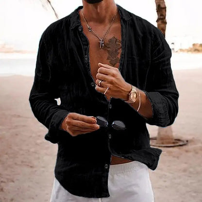 Men's Casual Lapel Shirt