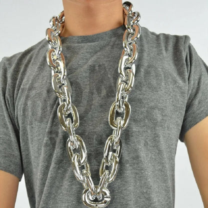 Wide Chunky Chain Necklace