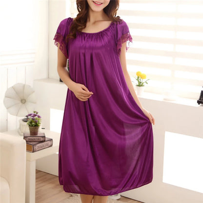 Lace Patchwork Night Gown
