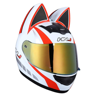 Cat Ear Full-Face Helmet