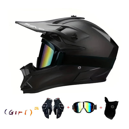 VGV Three-Piece Off-Road Motocross Helmet