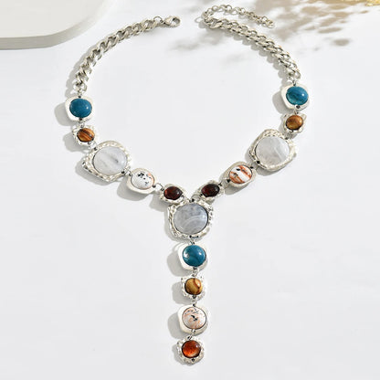 Vintage Y-Shaped Long Necklace