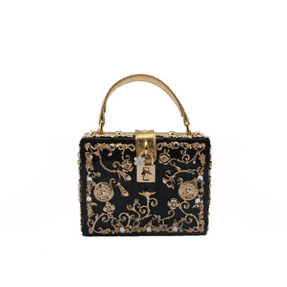 Beaded Sequined Evening Clutch