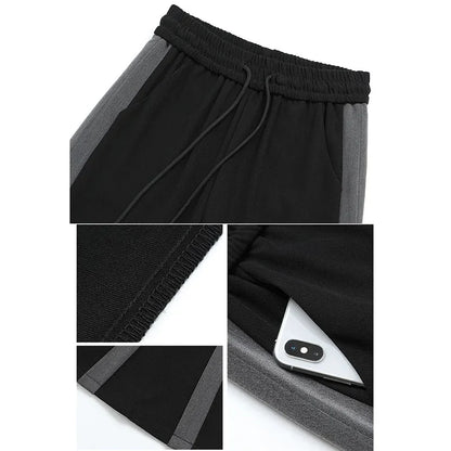Baggy Wide-Leg Straight Trousers