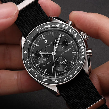 Cadisen Canvas Strap Chronograph