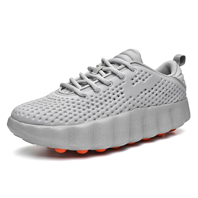 Thick-Sole Breathable Casual Sneakers