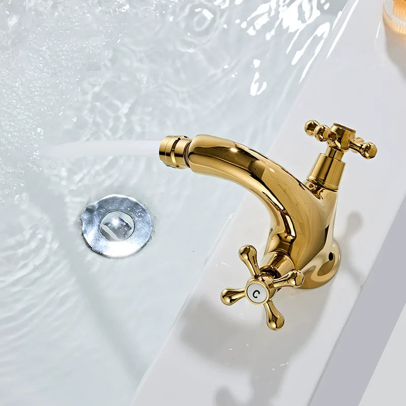 Golden Bidet Faucet