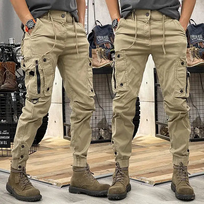 Outdoor Multi Pocket Zipper Work Trouser