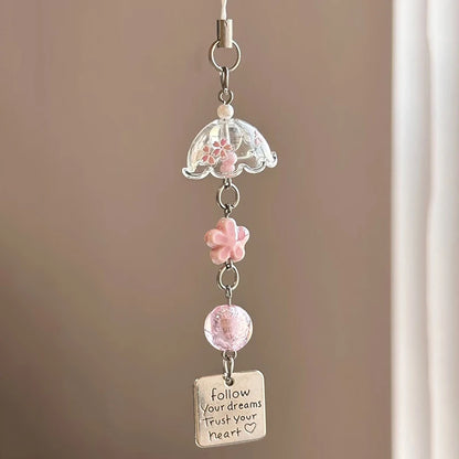 Cute Wind Chime Pendant Keyring
