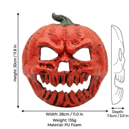 Orange Pumpkin Lantern Mask