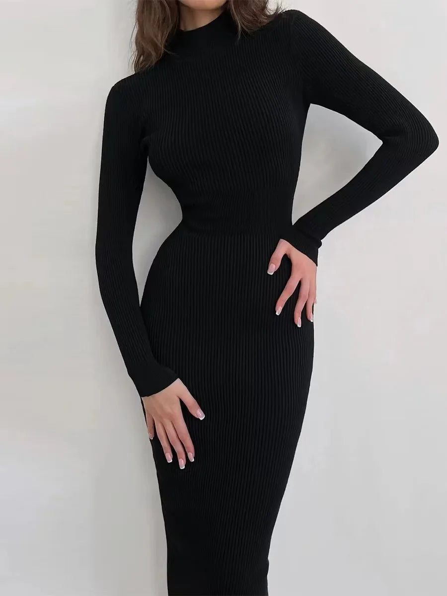 Turtleneck Mini Dress