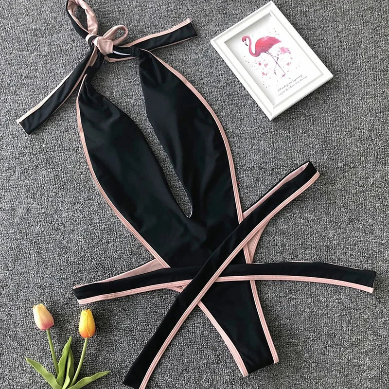 Halter Swim Onepiece
